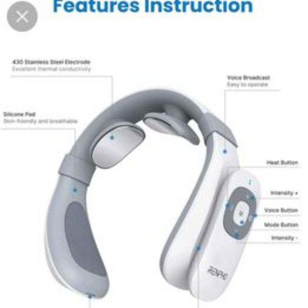 Neck Tens Unit with HEAT - Picture 3 of 4